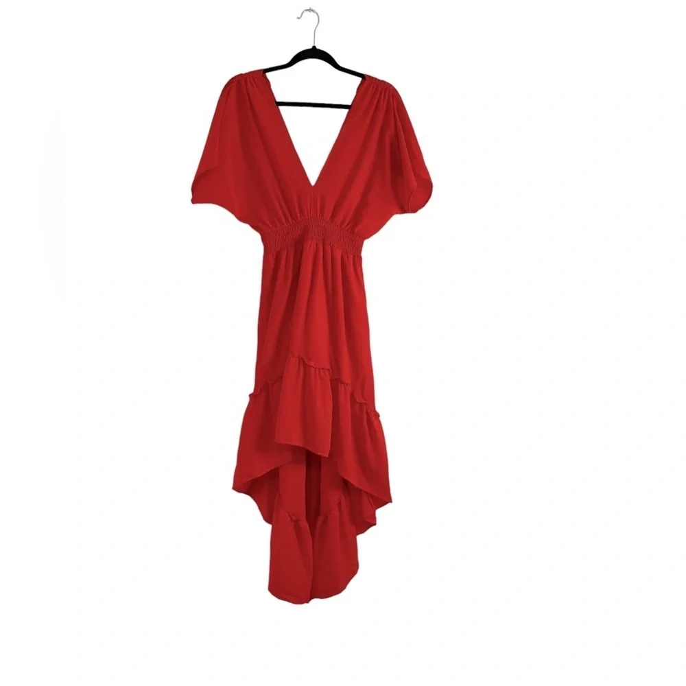 Flying Tomato Red High Dress - Picture 9 of 9